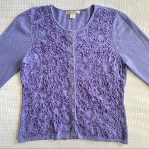 PETITE SOPHISTICATE Silk / Cashmere sweater